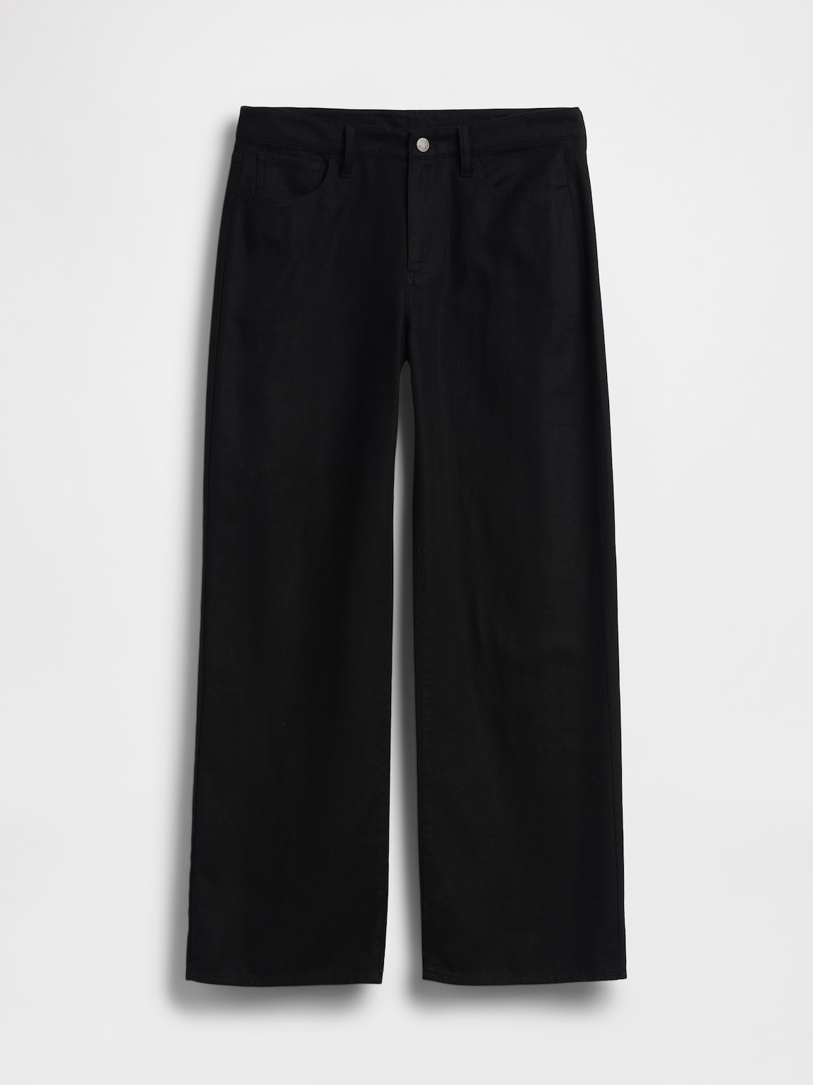 Linen-Cotton Wide-Leg Pants
