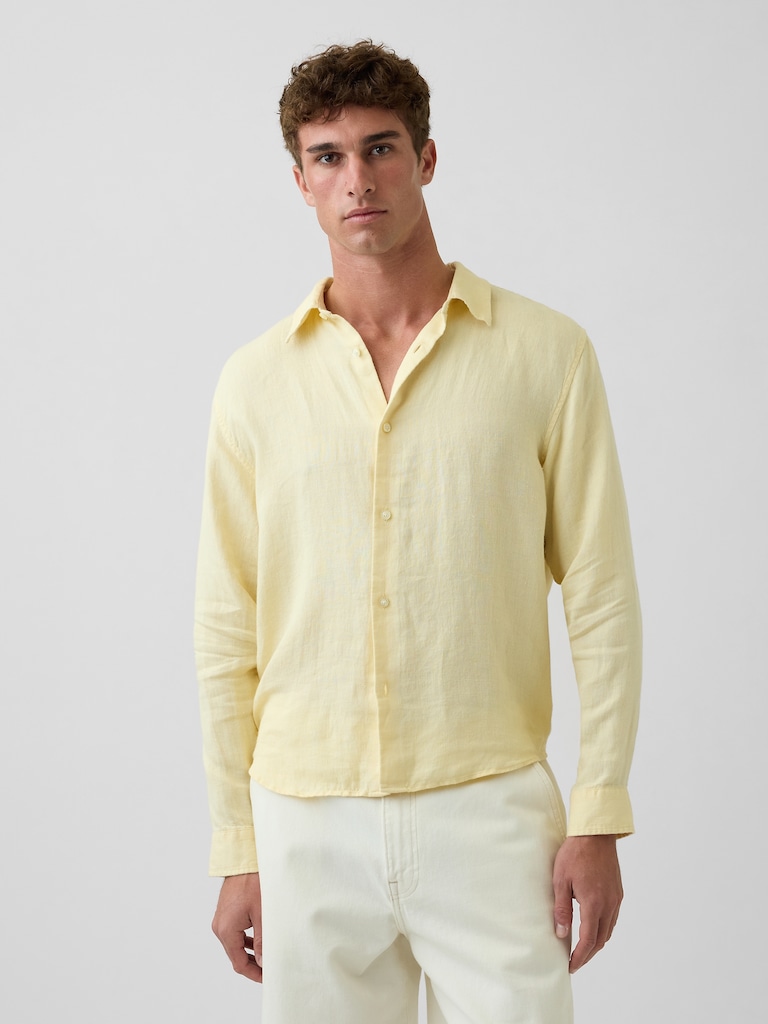 100% Linen Relaxed Shirt