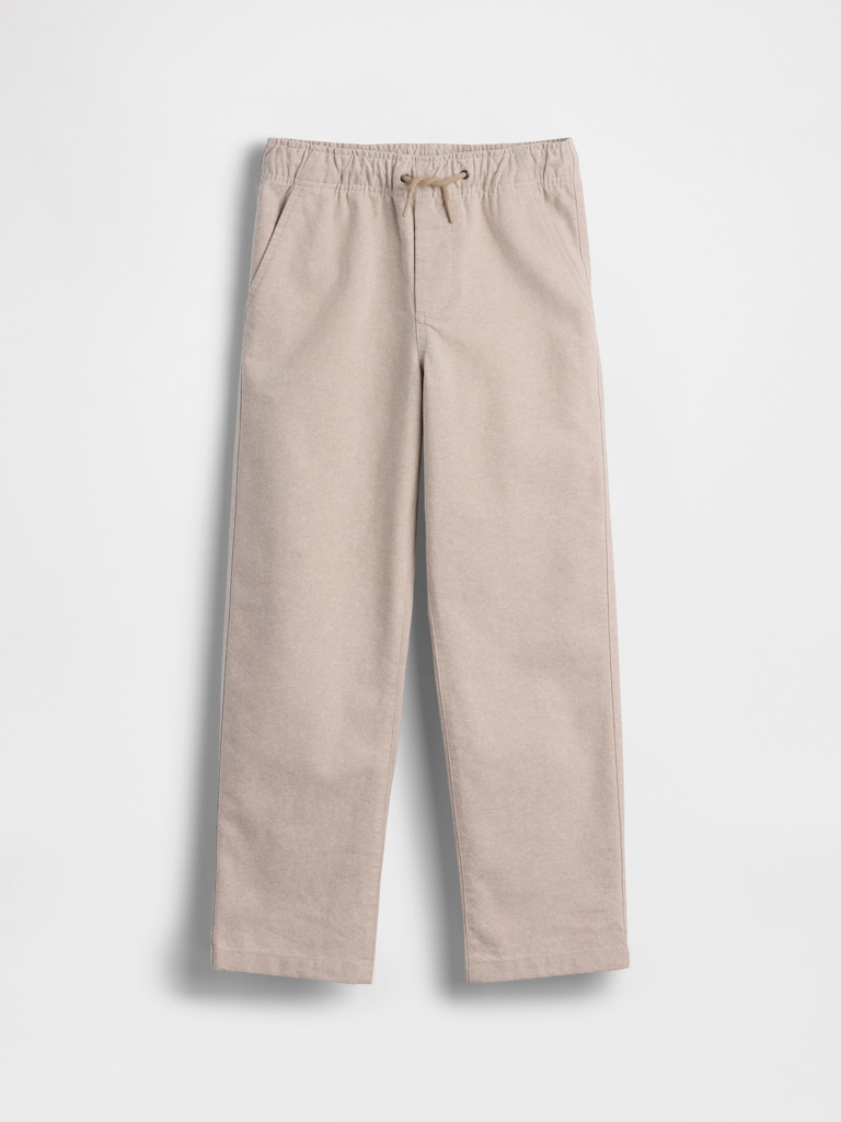 Kids Linen-Cotton Relaxed Easy Pants