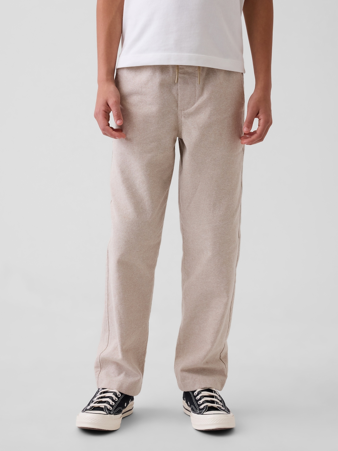Kids Linen-Cotton Relaxed Easy Pants