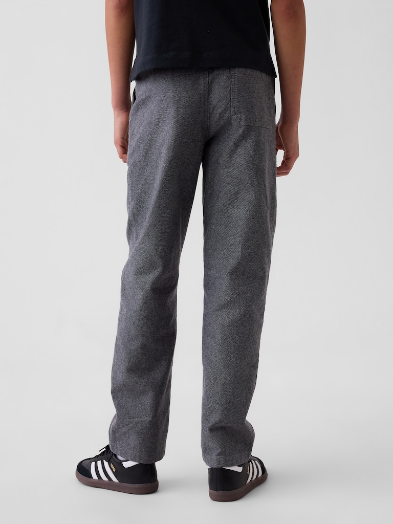 Kids Linen-Cotton Relaxed Easy Pants