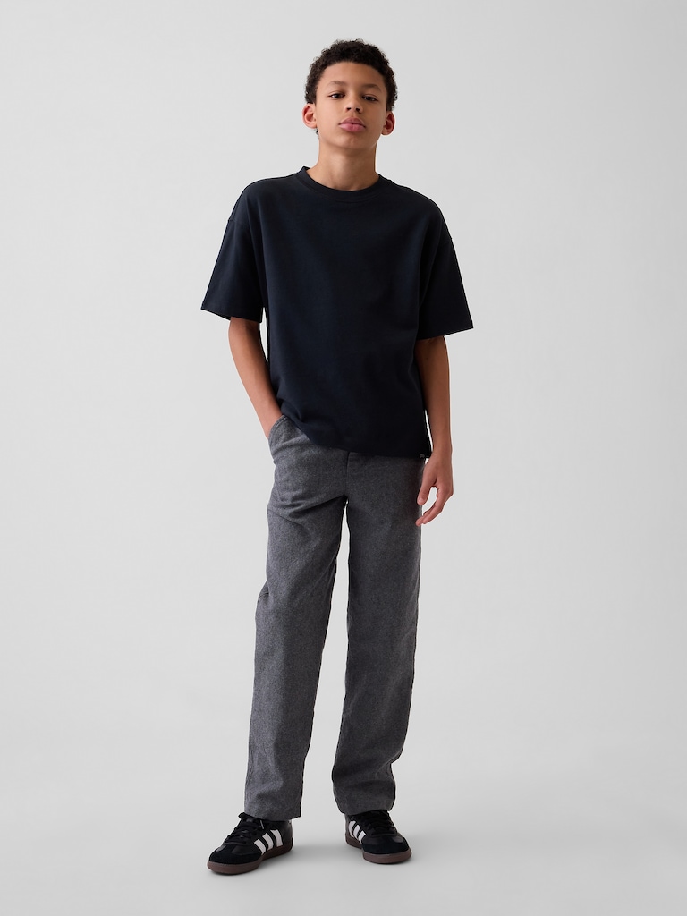 Kids Linen-Cotton Relaxed Easy Pants