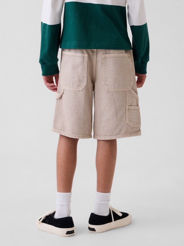 Kids '90s Loose Easy Denim Carpenter Shorts