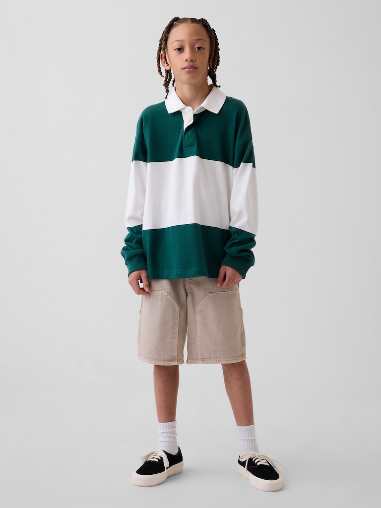 Kids '90s Loose Easy Denim Carpenter Shorts