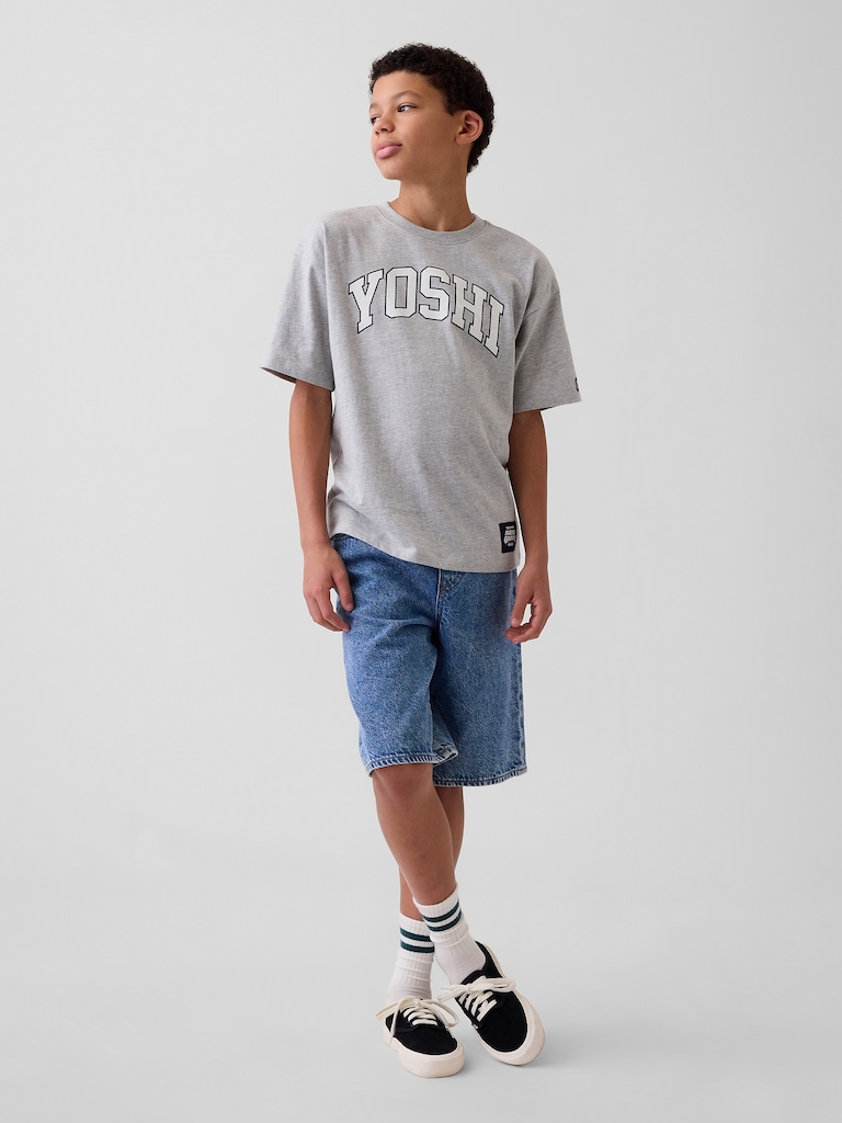 Kids Super Mario Relaxed Graphic T-Shirt