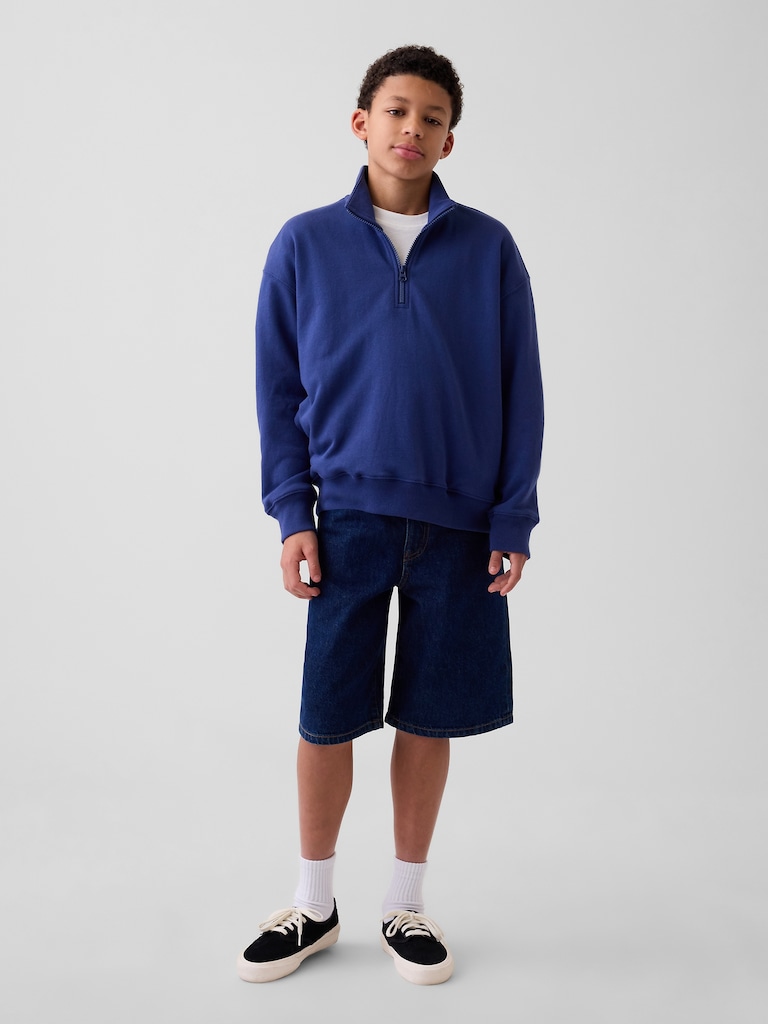 Kids VintageSoft Terry Relaxed Half-Zip Pullover