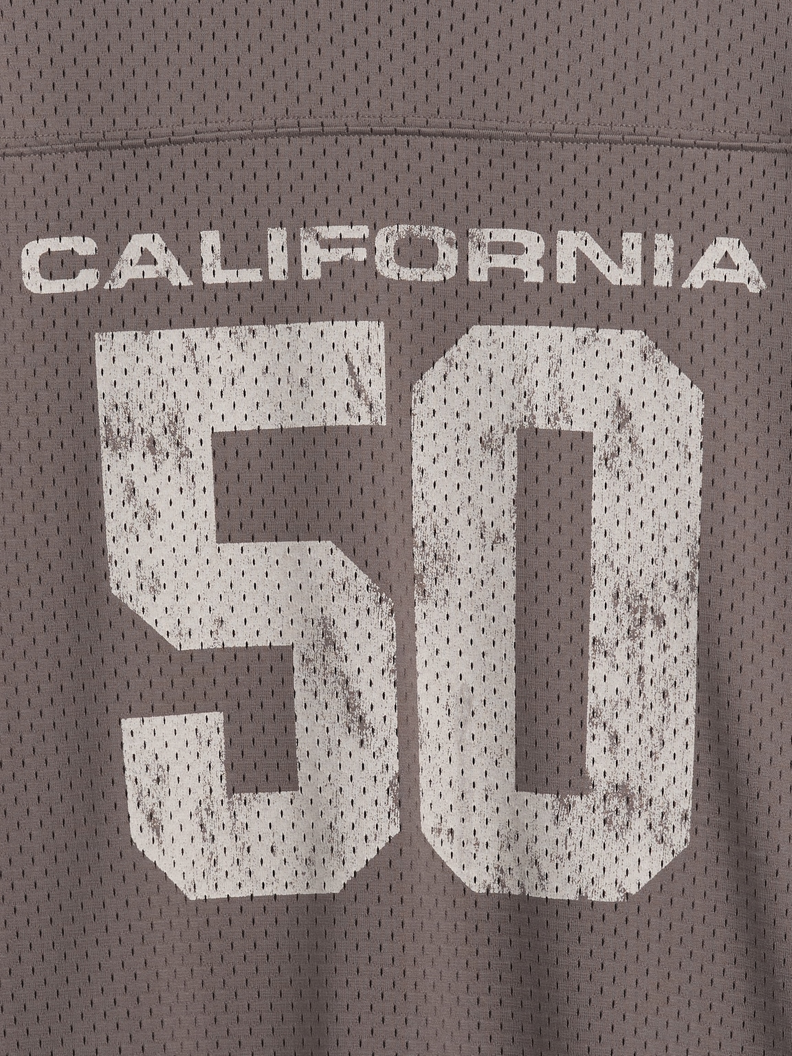 Kids Mesh Oversized Graphic Jersey T-Shirt