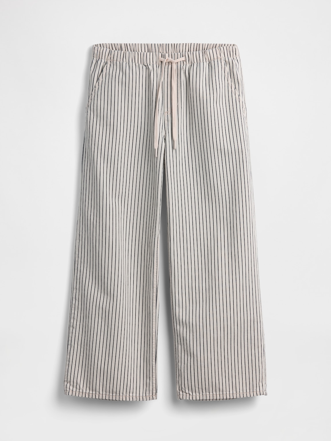 Low Rise '90s Loose Easy Crop Stripe Jeans
