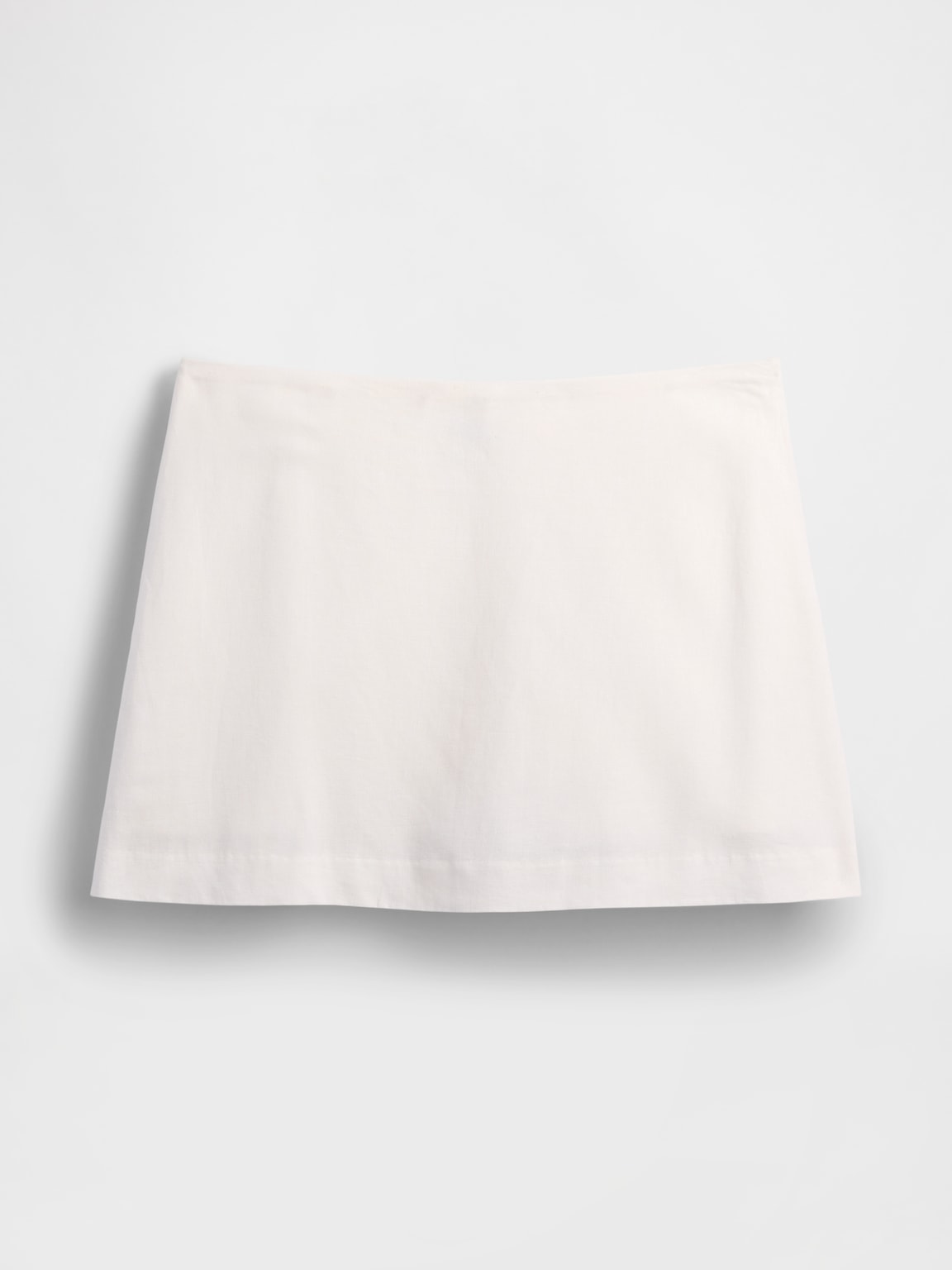 Linen-Blend Mini Skort