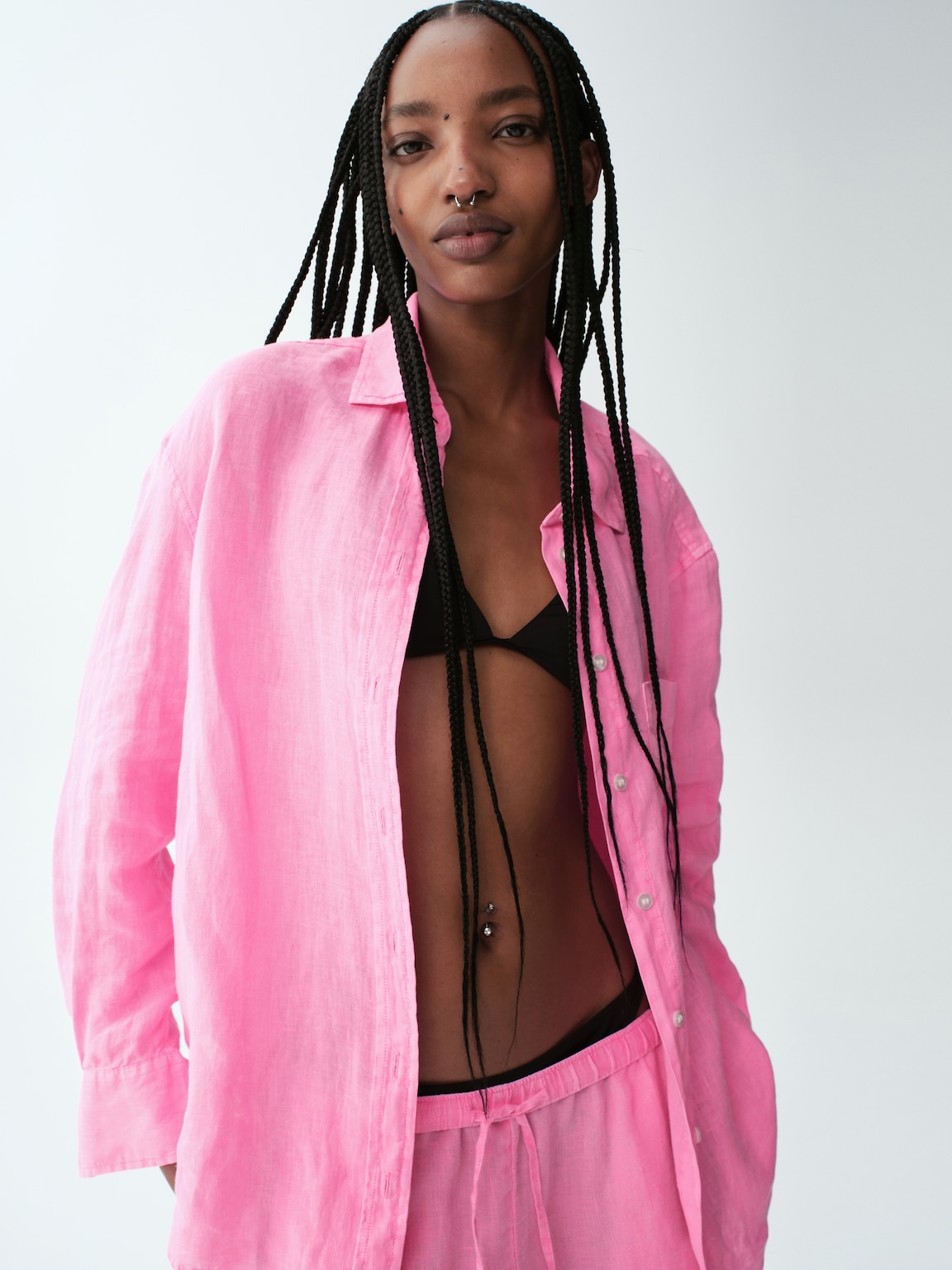 100% Linen Oversized Shirt