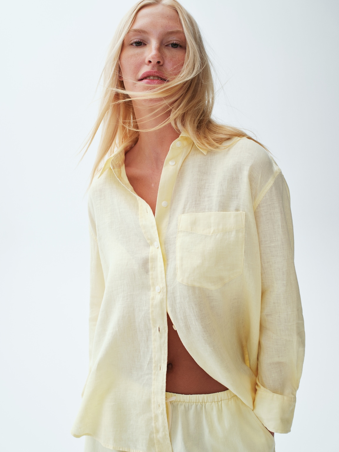 100% Linen Oversized Shirt