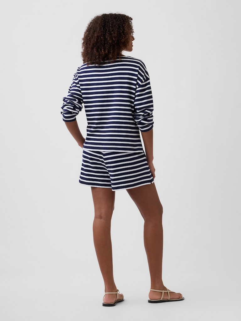 Pull-On Stripe Shorts