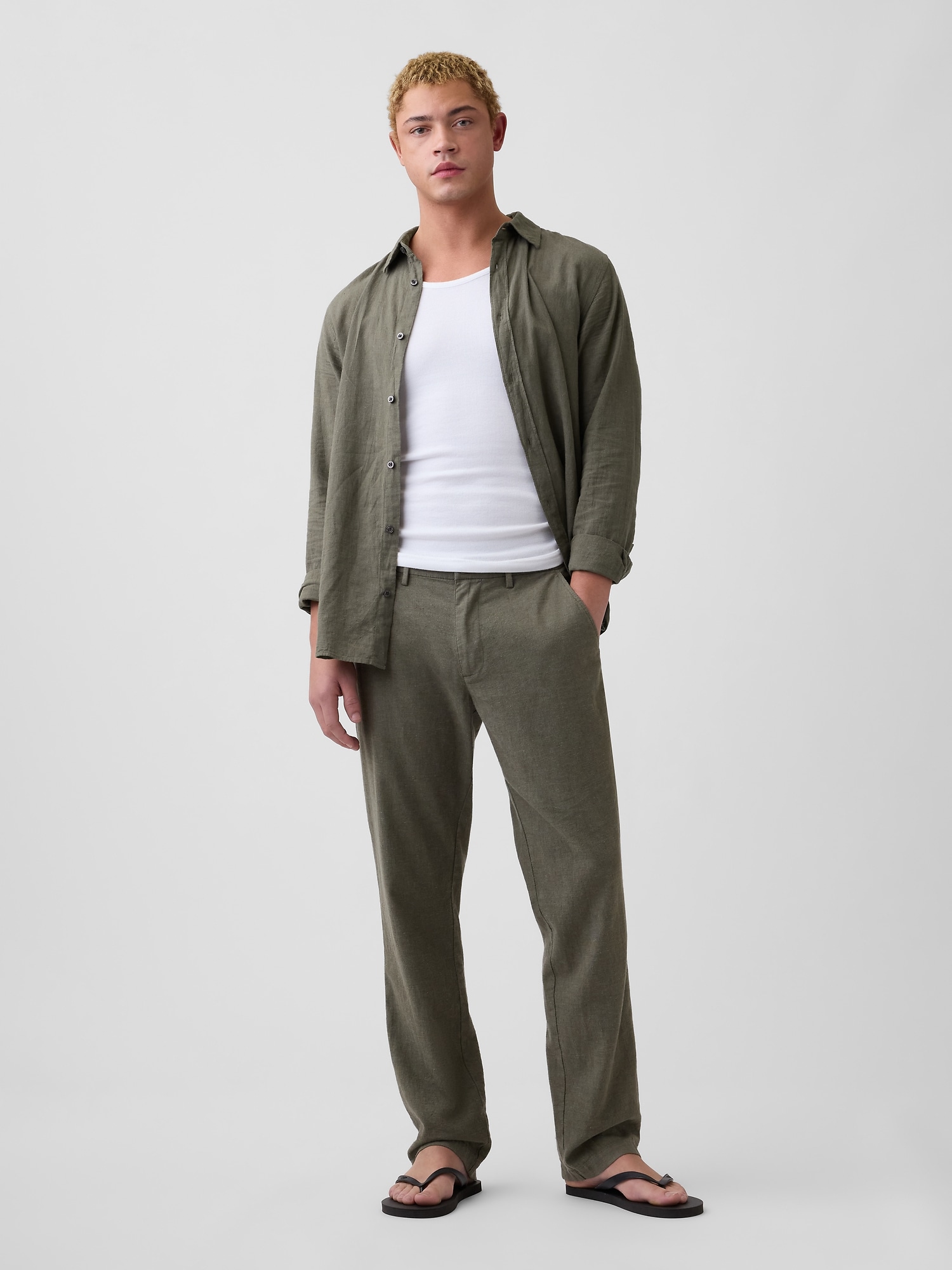 Gauze & Linen Clothes for Men | Gap Factory