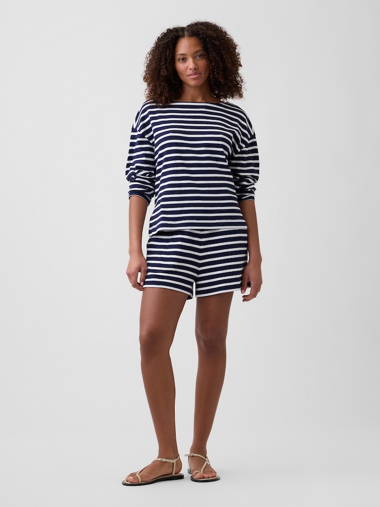 Pull-On Stripe Shorts