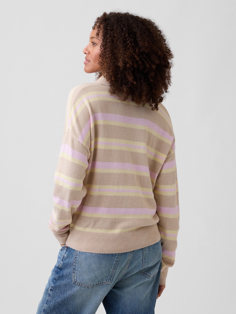 CashSoft Relaxed Sweater Polo Shirt