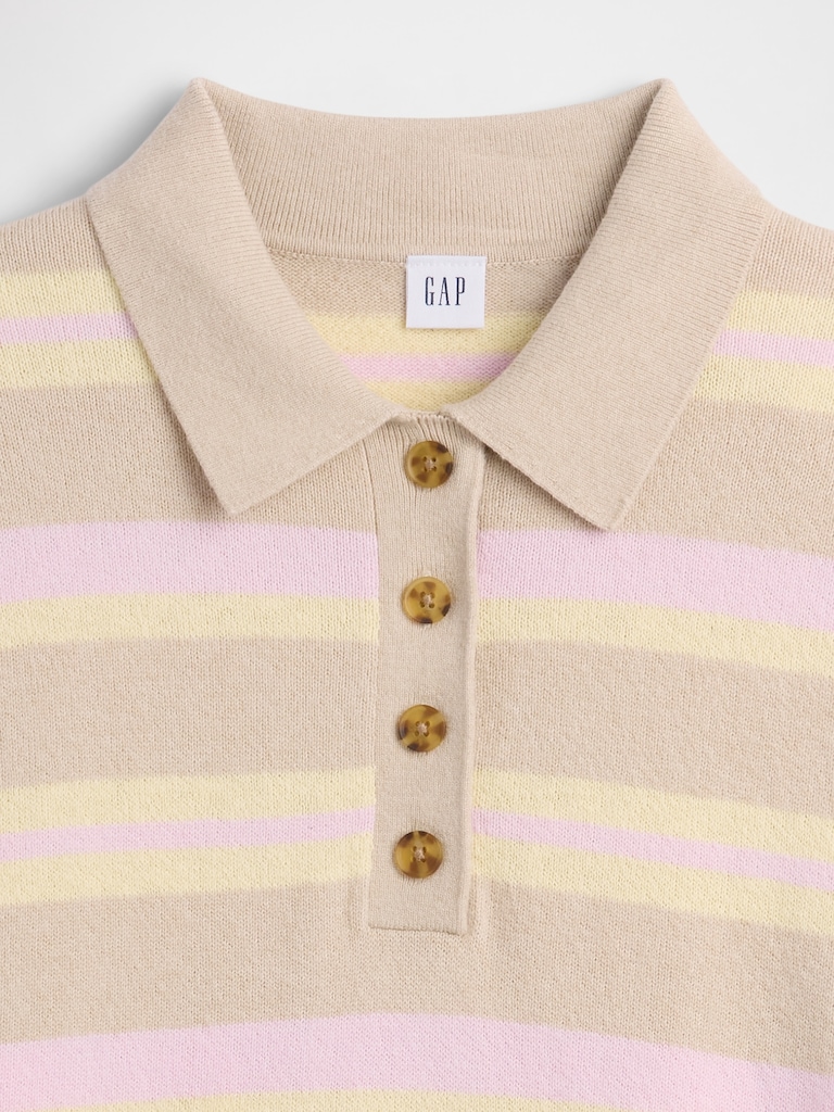 CashSoft Relaxed Sweater Polo Shirt