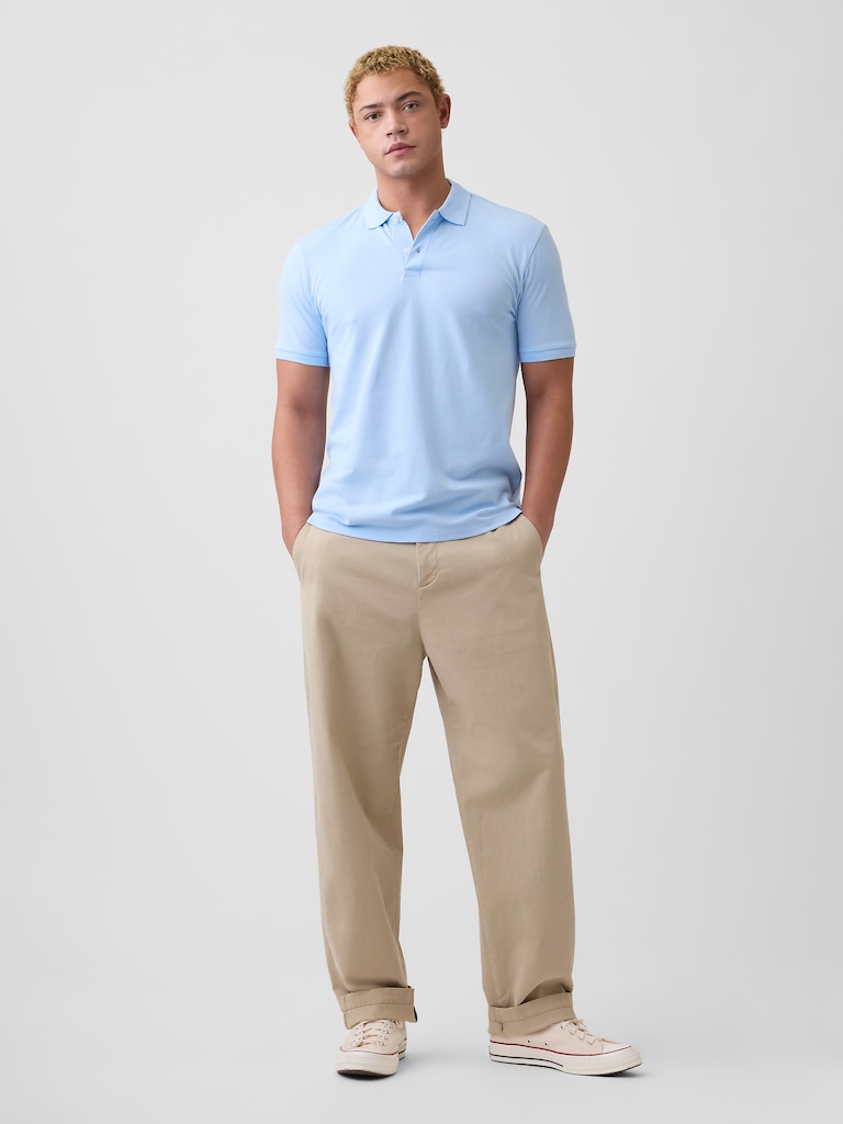 Stretch Pique Polo Shirt