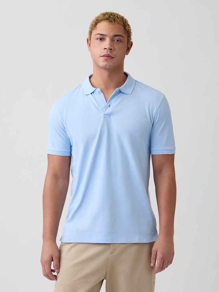 Stretch Pique Polo Shirt
