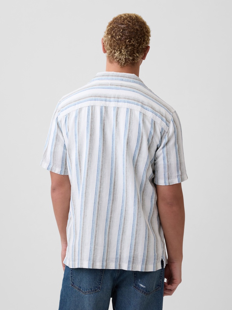 Linen-Blend Vacay Shirt in Standard Fit