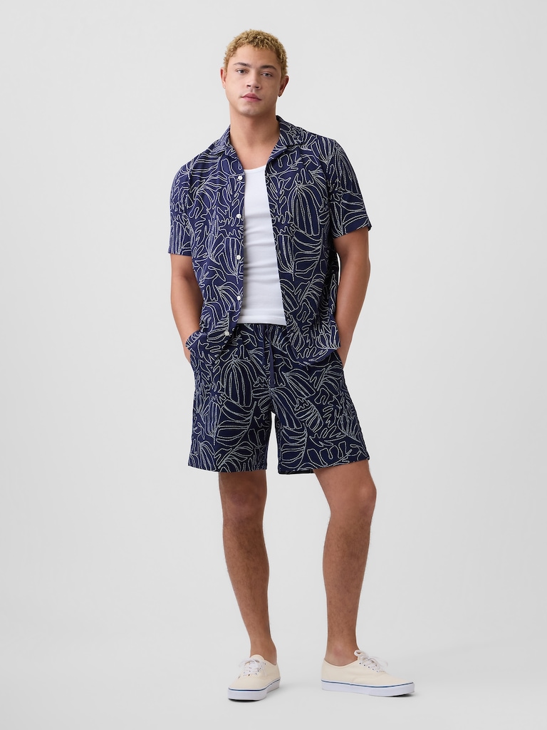 Linen-Blend Vacay Shirt in Standard Fit