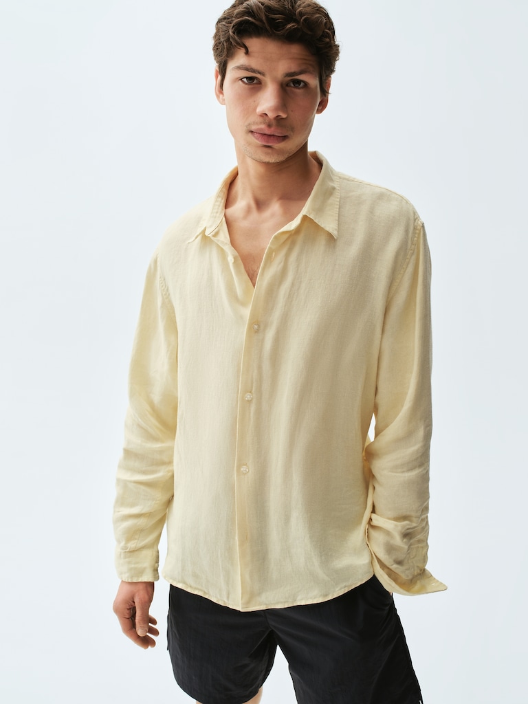 100% Linen Relaxed Shirt