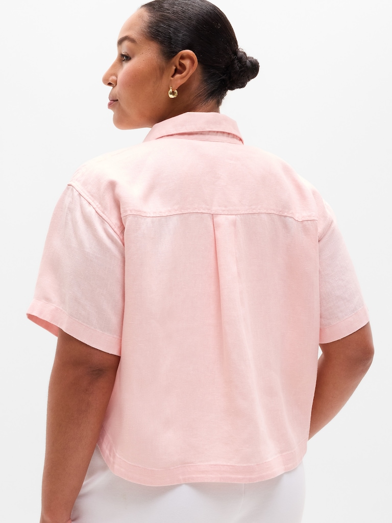 Retreat Linen Short Sleeve Shirt
