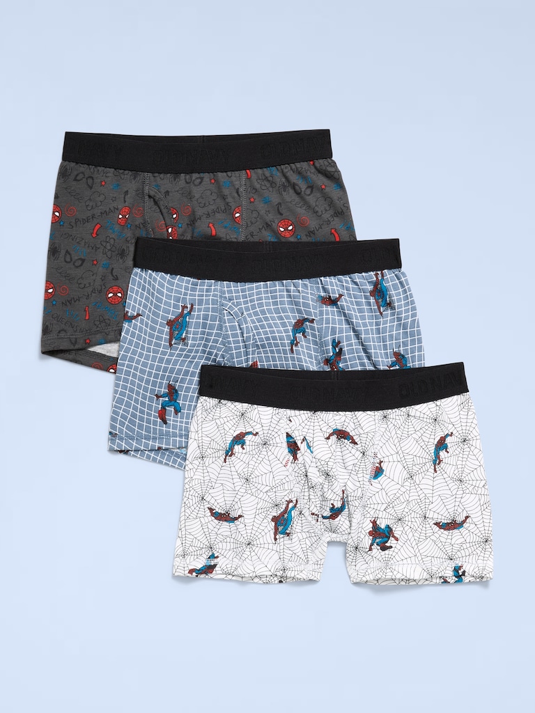 Old Navy x Marvel Spider-Man Boxer-Briefs Underwear 3-Pack for Boys