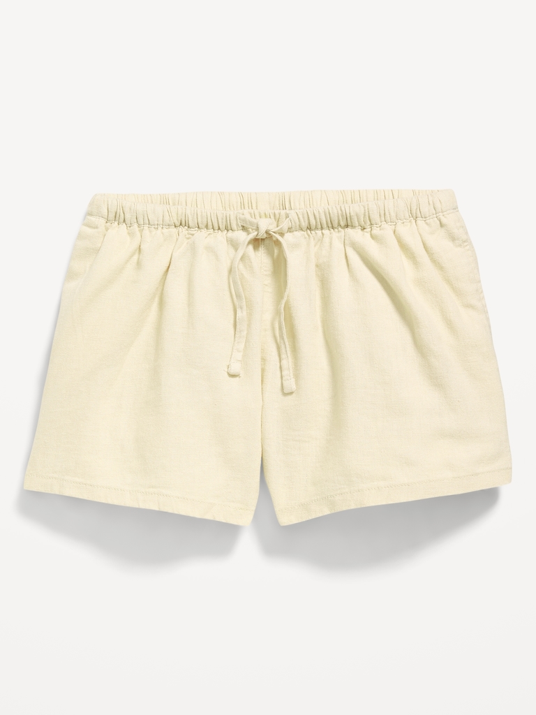 Linen-Blend Shorts for Girls