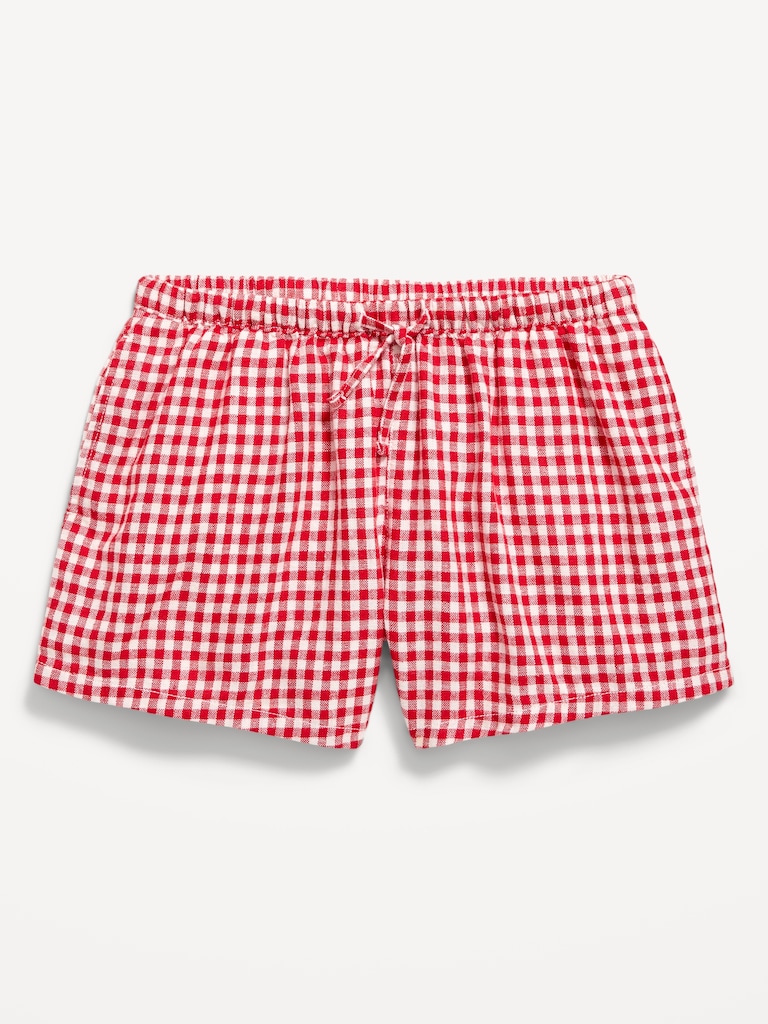 Printed Linen-Blend Shorts for Girls