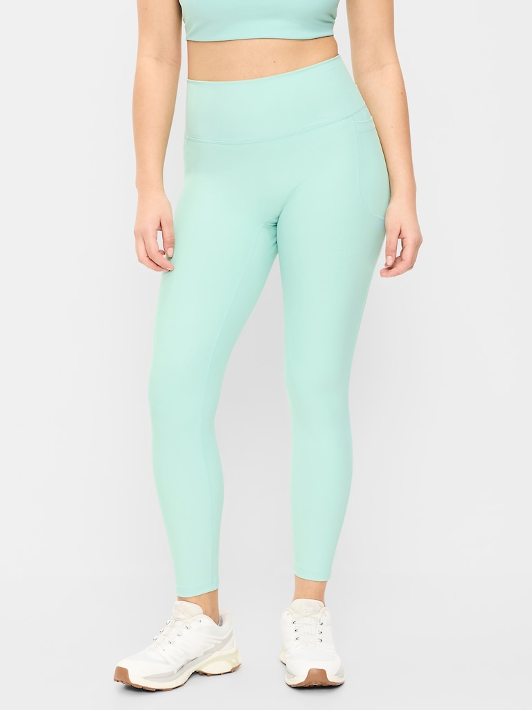 Extra-High Waisted PowerSoft Boundless 7/8 Pocket Leggings – No Front Seam