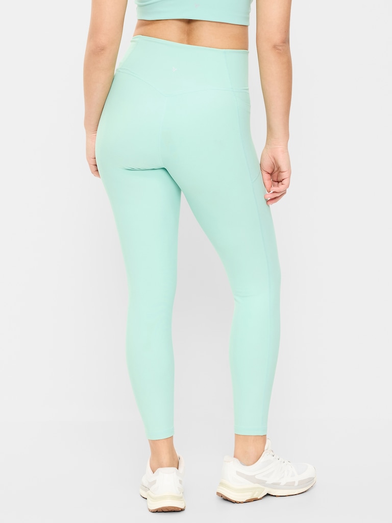 Extra-High Waisted PowerSoft Boundless 7/8 Pocket Leggings – No Front Seam