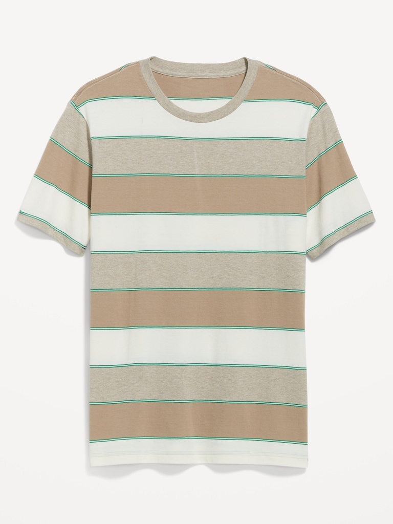 Crew-Neck Striped T-Shirt