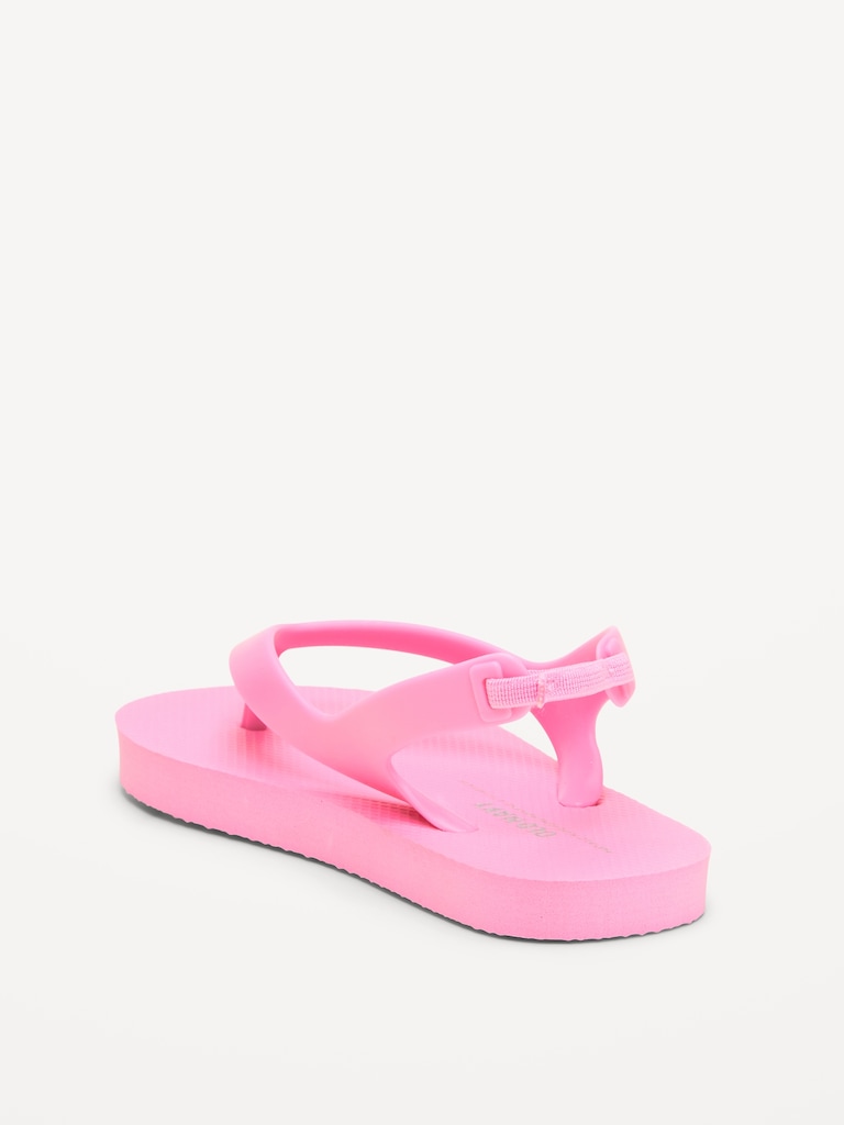 Flip-Flop Sandals for Toddler Girls (Partially Plant-Based)