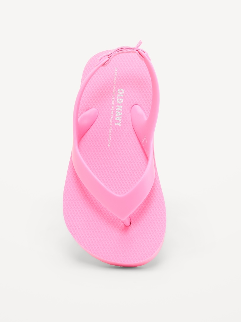 Flip-Flop Sandals for Toddler Girls (Partially Plant-Based)