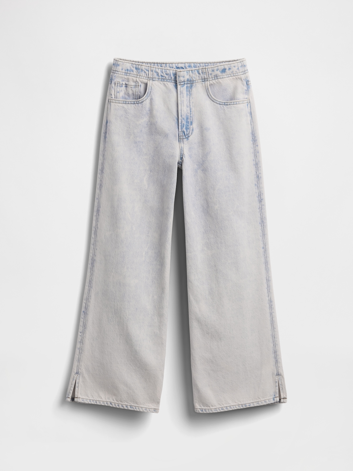 Kids Low Rise Stride Wide-Leg Jeans