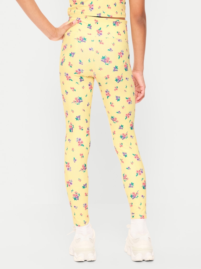 High-Waisted PowerSoft 7/8-Length Leggings for Girls