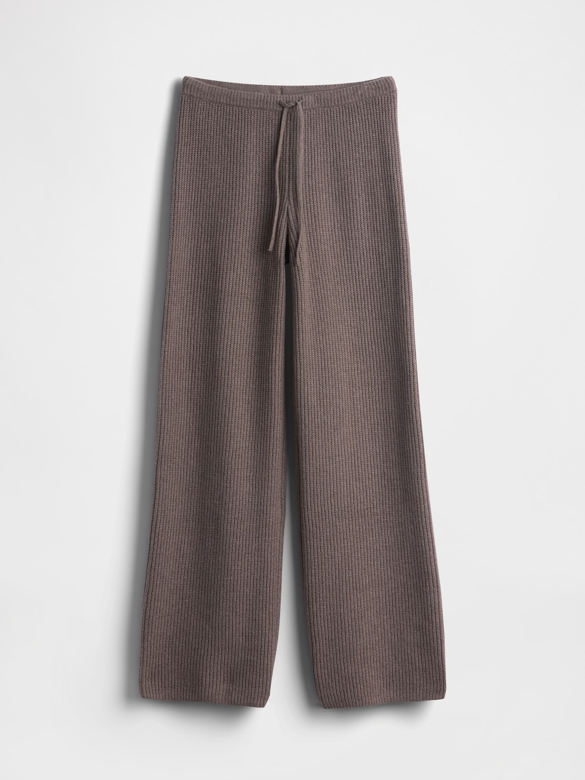 CashSoft Shaker-Stitch Sweater Pants