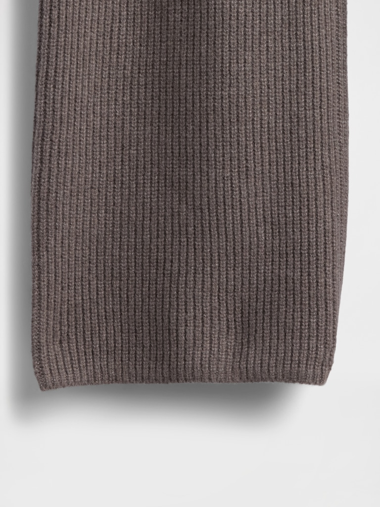 CashSoft Shaker-Stitch Sweater Pants