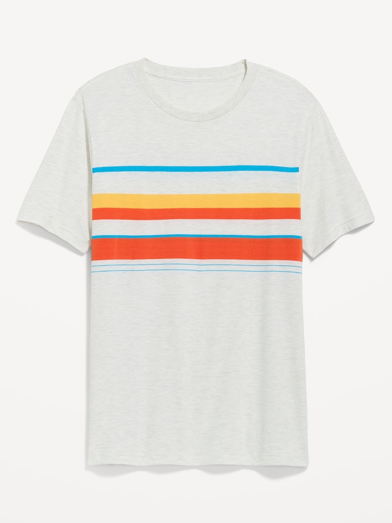 Crew-Neck Striped T-Shirt