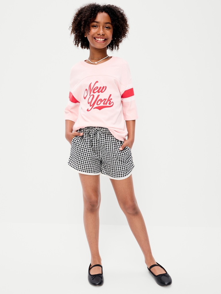 Lace-Trim Shorts for Girls