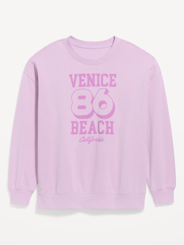 SoComfy Oversized Crew-Neck Sweatshirt
