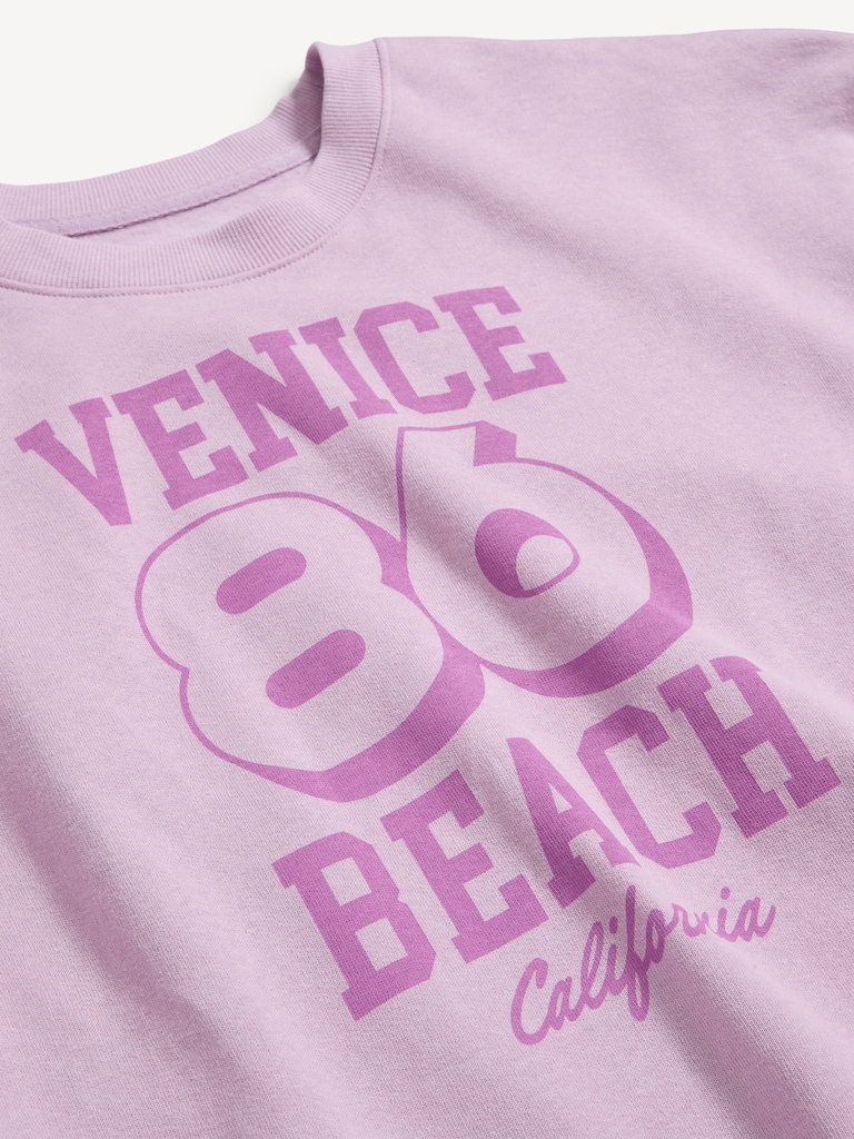 SoComfy Oversized Crew-Neck Sweatshirt