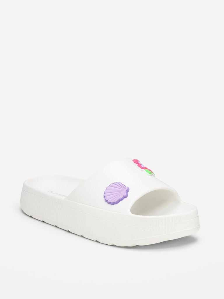 Platform Slide Sandals for Girls (Partially Plant-Based)