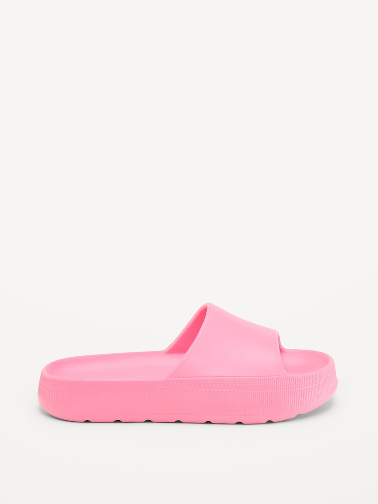 Platform Slide Sandals for Girls (Partially Plant-Based)