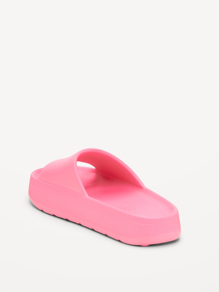 Platform Slide Sandals for Girls (Partially Plant-Based)