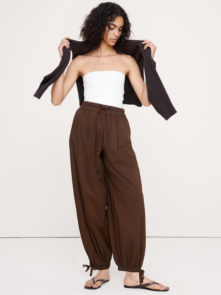 Lightweight Cotton Balloon Pant
