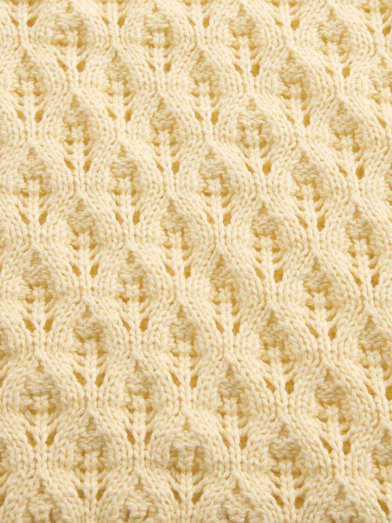 Kids Crochet Oversized Crewneck Sweater