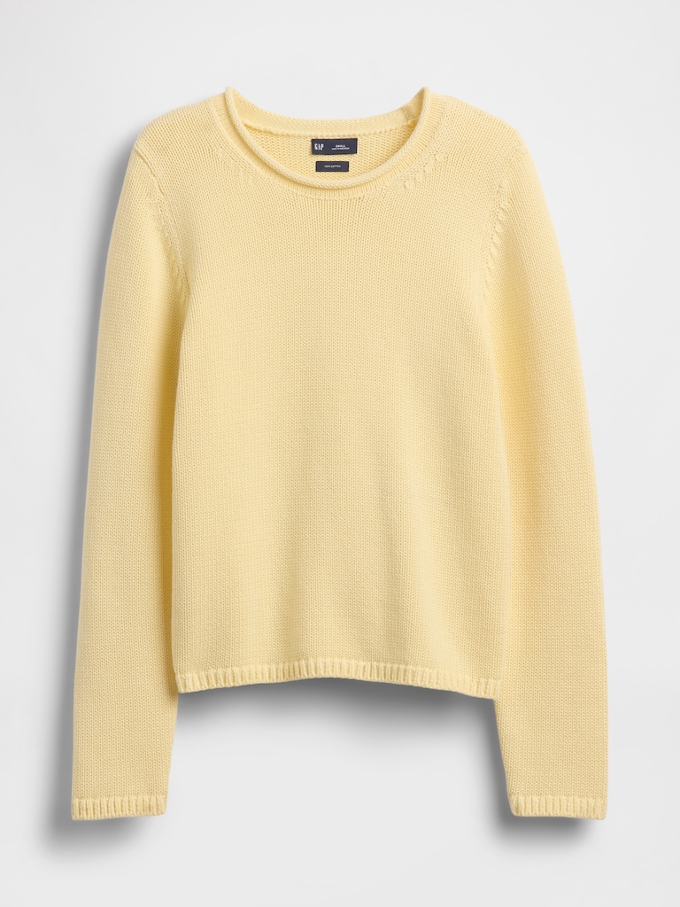 100% Cotton Rollneck Sweater