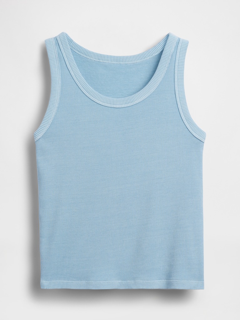 Kid Rib Scoop Tank Top