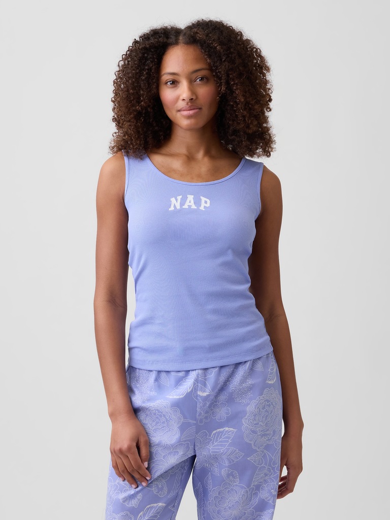 Gap Logo Ribbed Tank Top